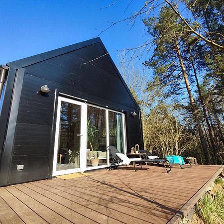 Modern Sauna Cabin In Horse Ranch Liyeplauke Exterior photo